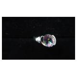 14K Ladies Mystic Topaz Ring--4.9 Grams Gross
