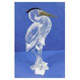 Swarovski Crystal Miniature Crane (small chip on