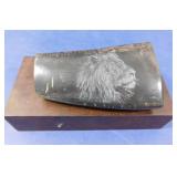 Hand Etched Slate By Michael Msiska 95