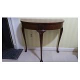 Cherry 3 Legged Half Table--Baker Furn Co-Excel.