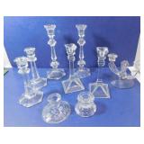 Lead Crystal Candlesticks, Candleabra and more