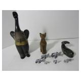 Animal Statues-some Marble, some signed