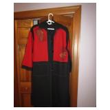 Ladies Fleece Wool Coat, Approx Size 8