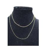 2-10K Chains(16", 18") 1.7g Total Weight