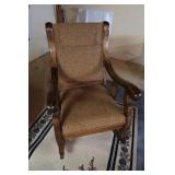Padded Rocking Chair w/Heavy Wood Arms