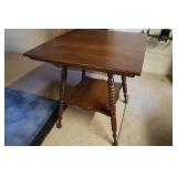 Vintage Stand w/Shelf-29"Hx24"x24"