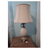 Procelain Lamp w/Shade-32"H