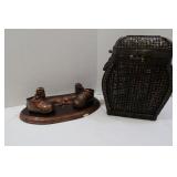 Home Decor, Basket, & Baby Shoes