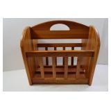 Wood Magazine Rack