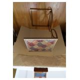 Ornate End Table(16x16x26"H) w/Cedar Box-