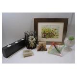 Home Decor Lot-Picture(14x17), Candles&more