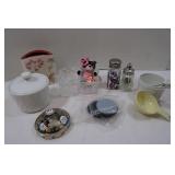 Misc Lot-Salt Shaker, Sugar Bowl & more