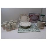 Pfalzgraff Winterberry Plates, Cups, & Bowls