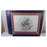 Large Floral #Print-2850/2900 signed Bertrand