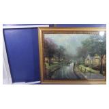 Framed Thomas Kinkade Puzzle & Frame