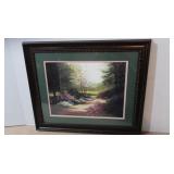 Framed Print-(back of frame is loose)