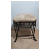 Padded Metal Seat Bench-17"Hx16x16"