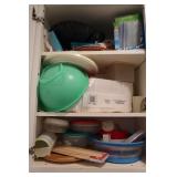Contents of Cupboard-Napkins, Plasticware &more