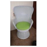 Wicker Swivel Chair