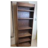 Solid Wood 5 Shelf Bookcase-71:Hx2