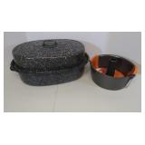 Granite Roaster/Angel Food Cake Pan