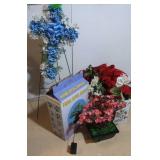 Artificial Flowers & Fiber Optic Tree