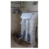 Misc Lot-Clothes Keeper, Shoe Holder, Hangers &