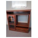 Cherry Entertainment Stand-54"Hx55"x21"