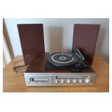 Vintage JC Penneys Turntable Stereo w/2