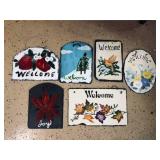 6 Slate Welcome Signs