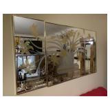 Decorative Painted Mirror(3 pcs)-28"Hx51"W