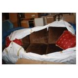 Brown Apholstered Sofa