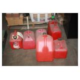 Approximately 6 Fuel Cans