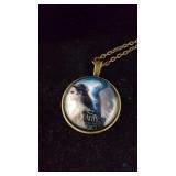 Lot of 5 Disney Beauty and the Beast Glass Dome Pe