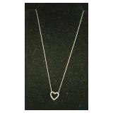 14K White Gold Ring and Necklace with Rubies, Sapp