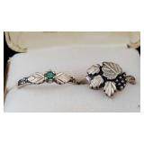 Two Rings - (1) Black Hills Gold Style Stamped Ste