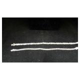 Lot of Two Bracelets - (1) Stamped Sterling Silver