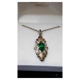 Black Hills Style Stamped Sterling Silver and Stam