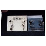 Set of Two Pairs of Earrings - (1) Dangle Earrings