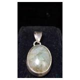 Sterling Silver Labradorite Pendant
