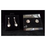 Two pairs of earrings