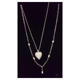 Lot of Two Necklaces and One Bracelet