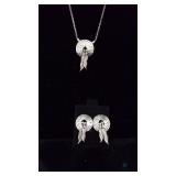 Matching Set of Native American Style Necklace and