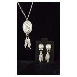 Matching Set of Native American Style Necklace and