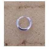 Sterling Silver Small Hoop Earrings - 1 pair