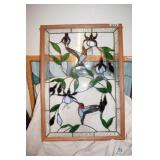 Bird and Flower Stained Glass