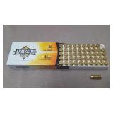 Armscor USA .45 ACP Ammunition, 50 Rounds, FMJ, 23