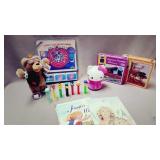 Puzzles, Bank, Stuffed Bear, Books, PEZ Dispensers