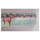"The Only Stock I Buy Has 4 Legs" Tin Sign
