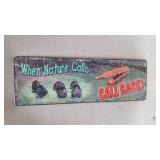 "When Nature Calls - Call Back!" - Funny Turkey